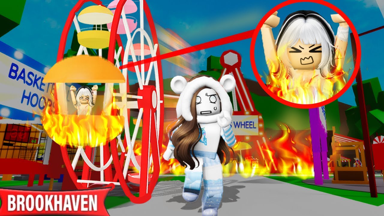 EMERGENZA PARCO GIOCHI SALVATAGGIO DEI PLAYER  SU BROOKHAVEN ROBLOX!