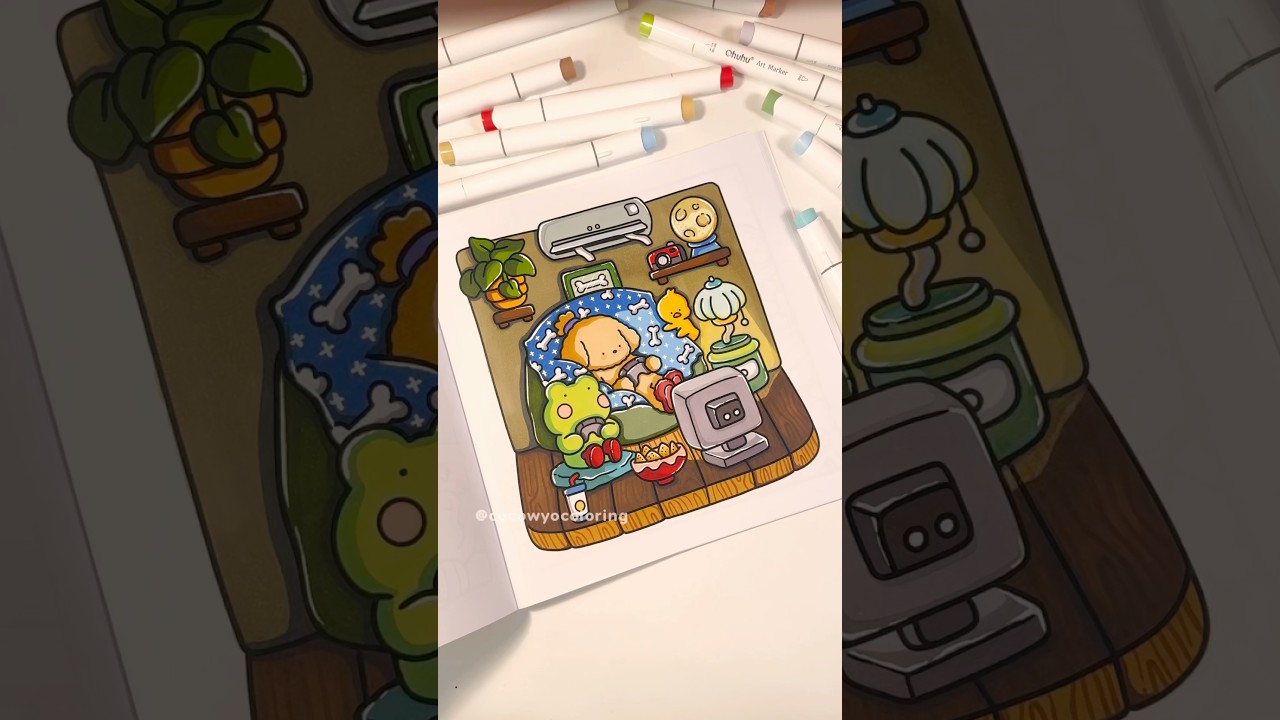 Coco Wyo | Cozy Friends Coloring Book
