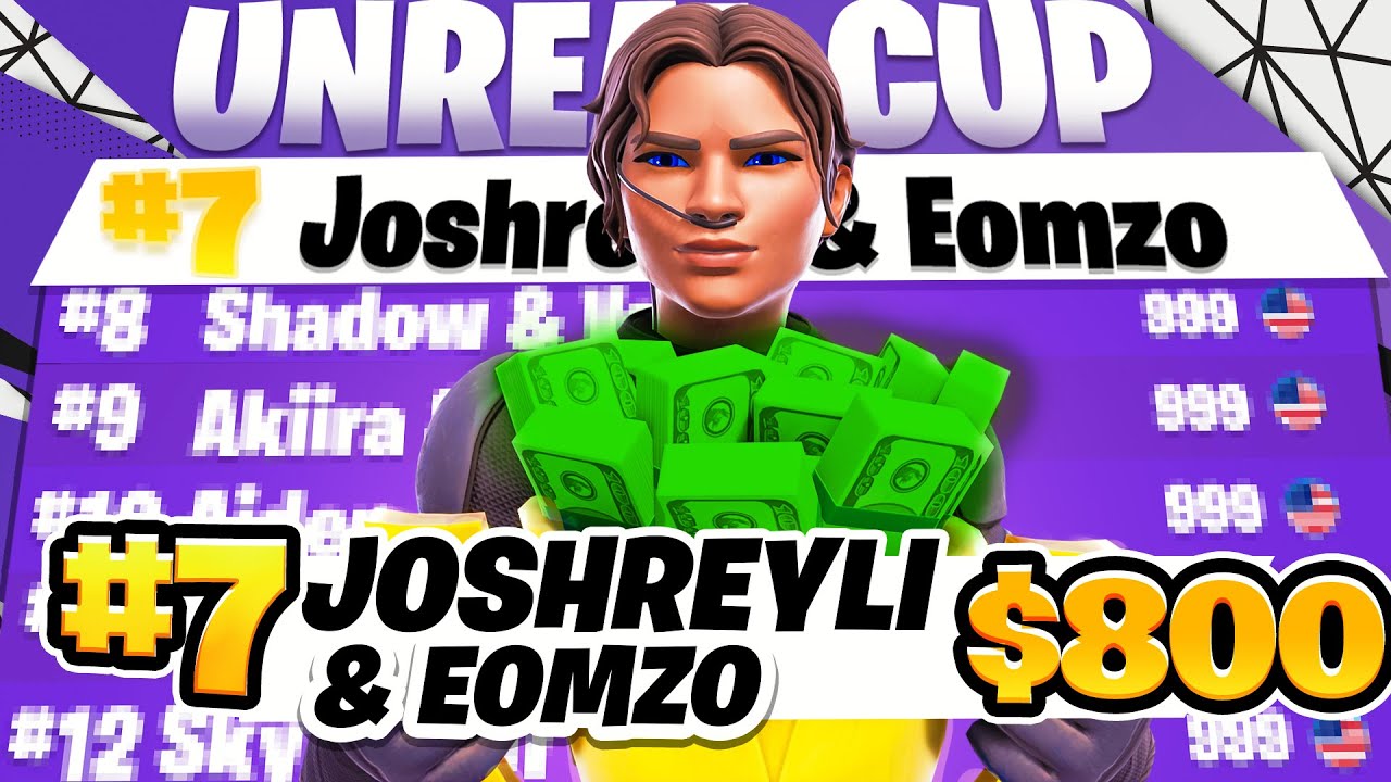 7th PLACE IN THE $1 MILLION UNREAL CUP 💰