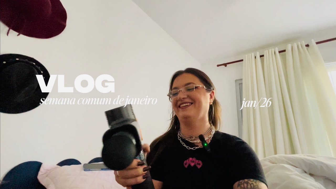VLOG #3 - Semana comum de janeiro 