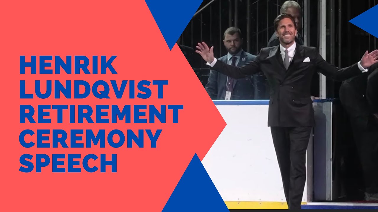 Henrik Lundqvist Speech at Retirement Ceremony - MSG - 1.28.22 - New York Rangers