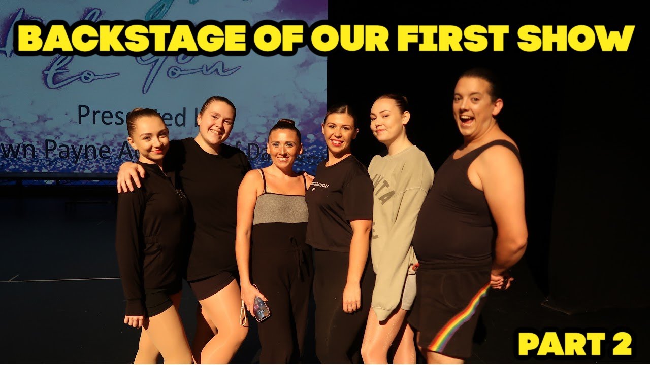 Backstage of our ✨first show✨
