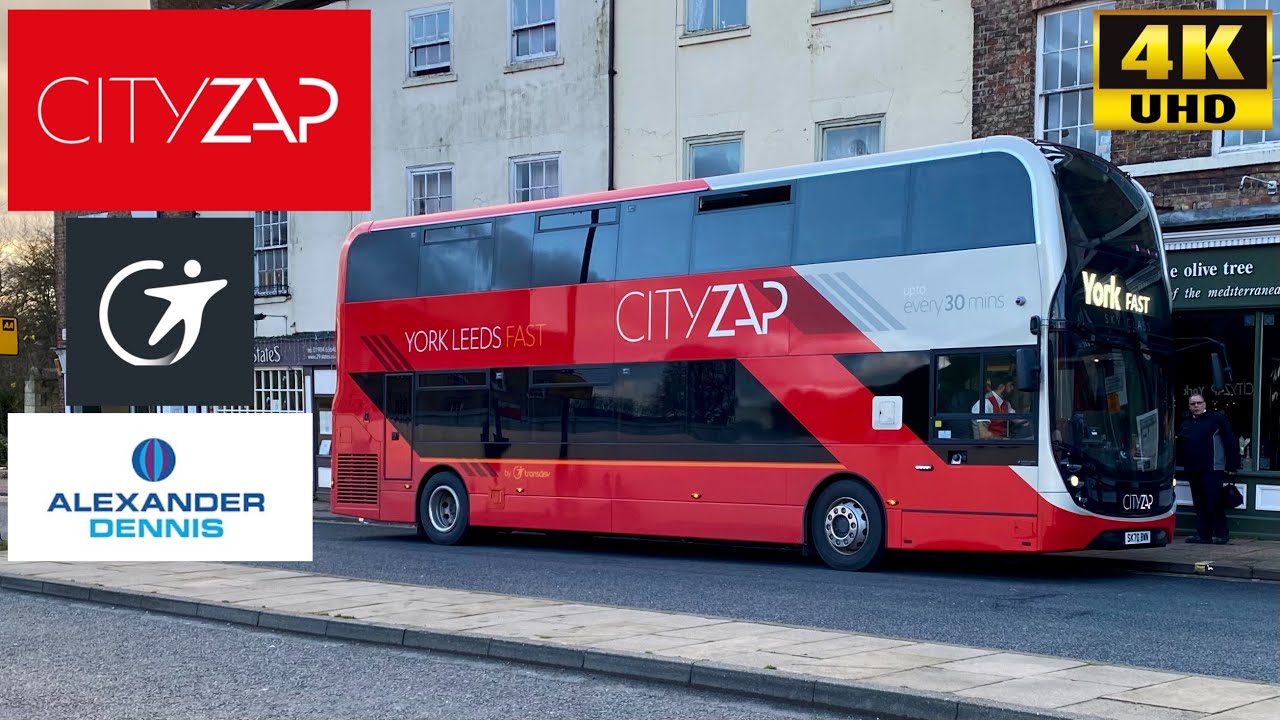 [Transdev: Cityzap York to Leeds] Alexander Dennis Enviro400MMC Sky Class (2016/SK70BWN)