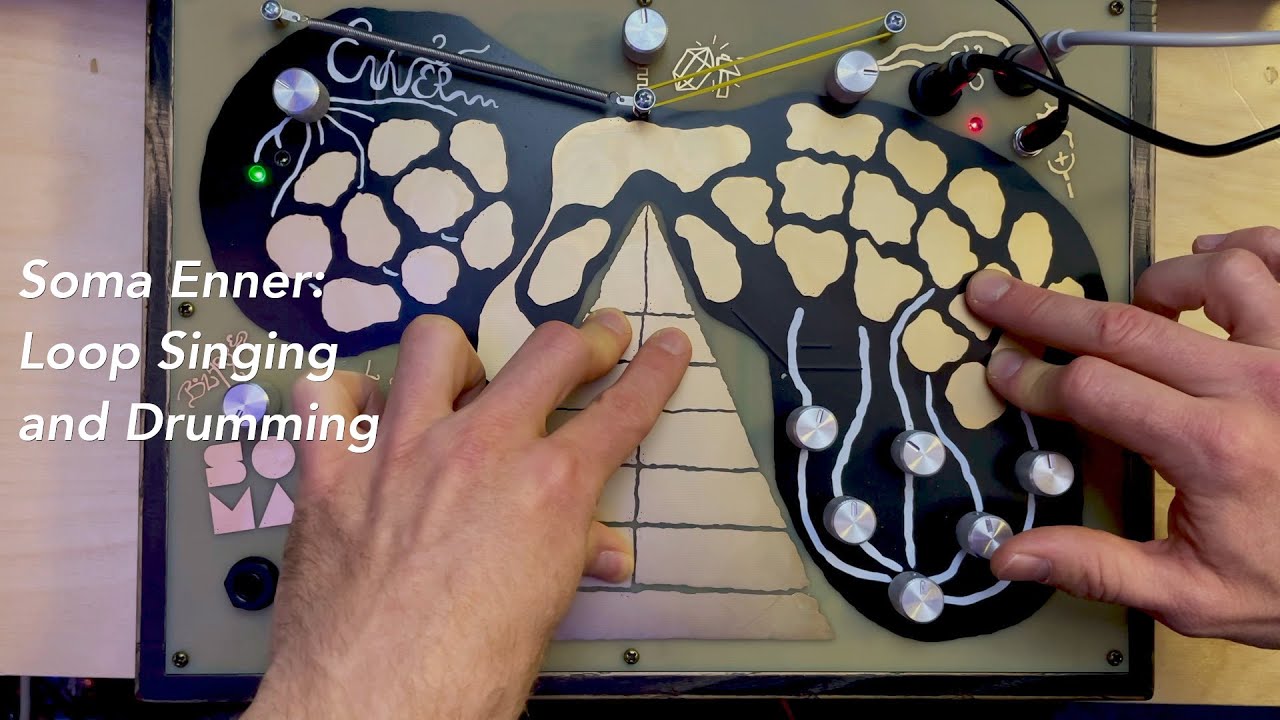 Loop singing and drumming: Soma Enner live west coast avant-garde synthesizer electronic music