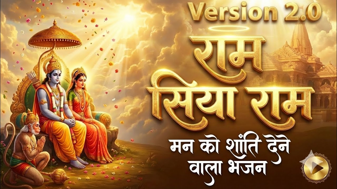 Ram Siya Ram - Version 2 🚩 | Most Peaceful Ram Bhajan 2026 | New Hindi Bhajan #ram #rambhajan #siya
