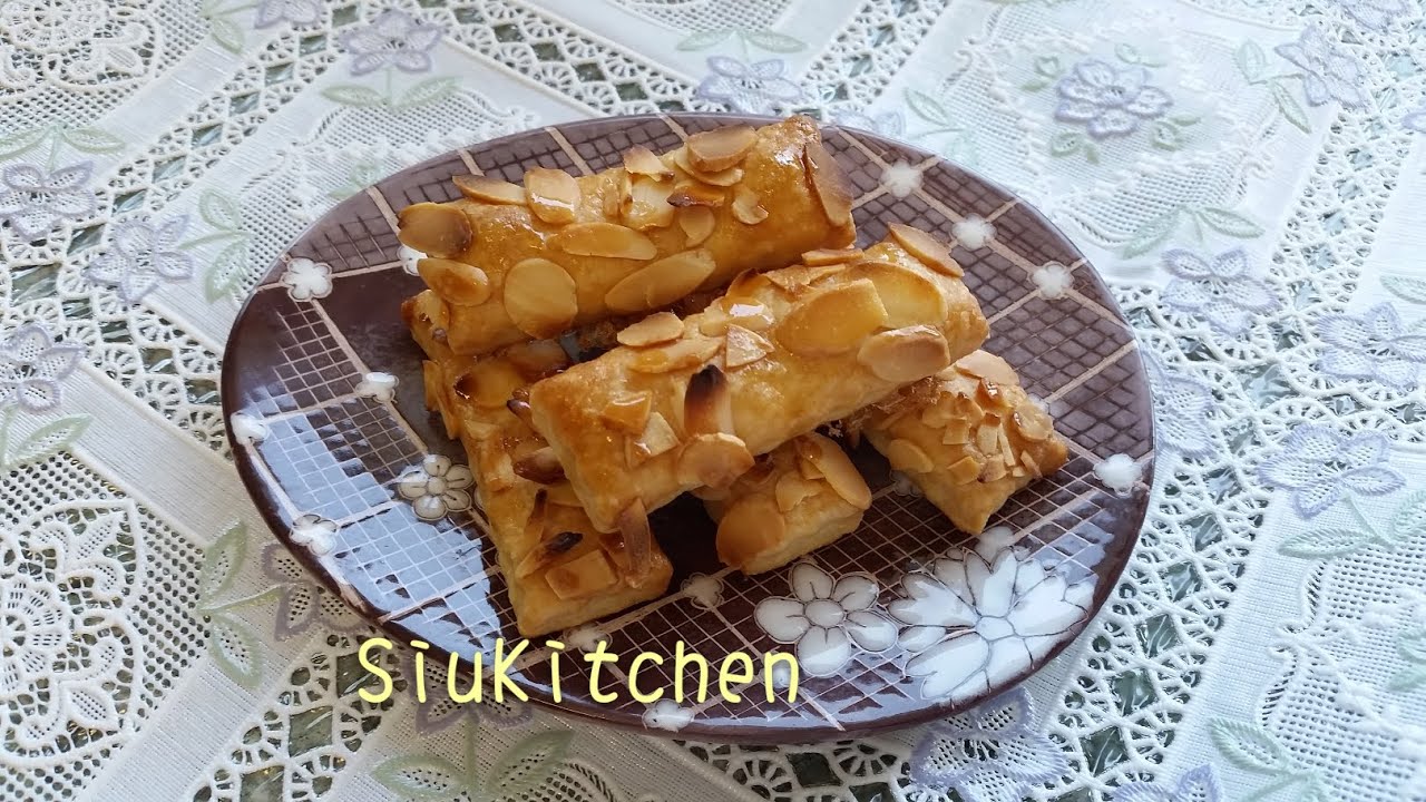 [Eng Recipe] How to make Almond Puff Pastry (杏仁酥條)