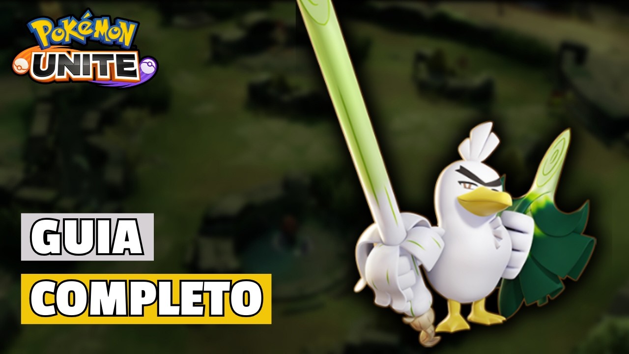 GUIA COMPLETO DO SIRFETCH'D | POKEMON UNITE