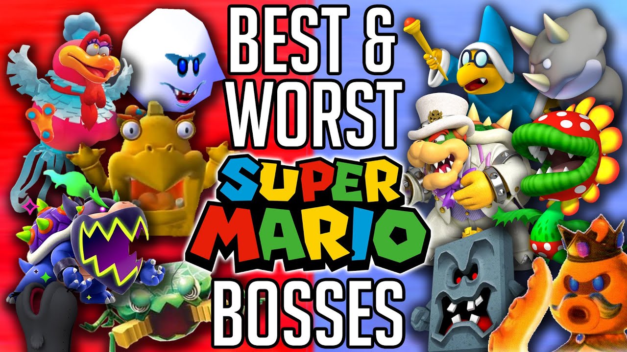 The BEST And WORST Boss In EVERY Mainline Mario Game