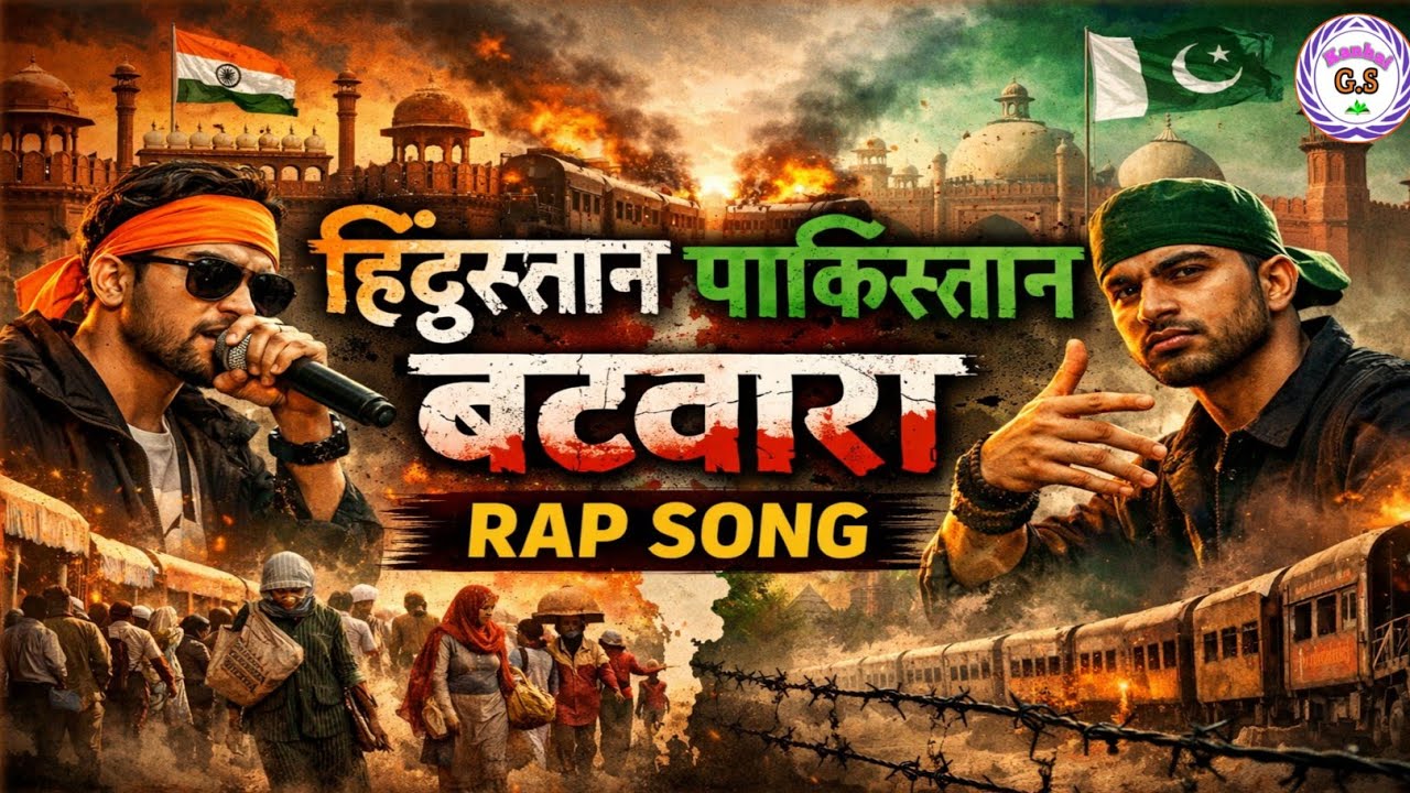 हिंदुस्तान-पाकिस्तान बंटवारा | 1947 की दर्दनाक कहानी | Rap Song #rap
