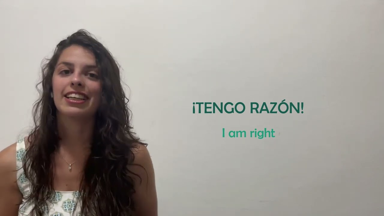 ESPAÑOL - tener en español vs to be en inglés