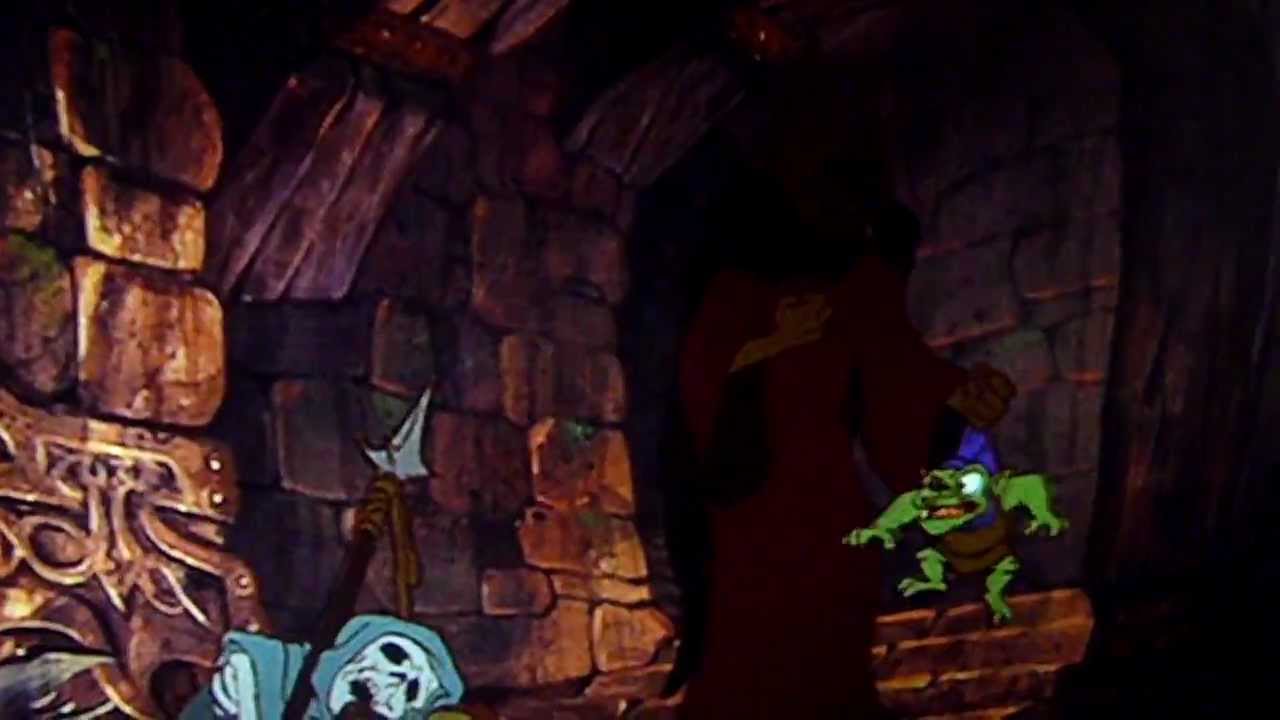 the Black Cauldron :Taran vs the Horned King