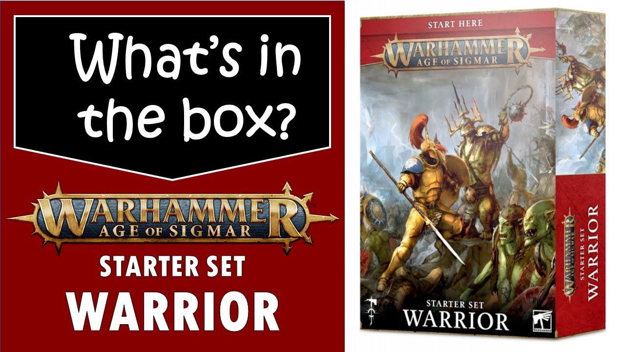 Стартовый набор Age of Sigmar Warrior Edition — распаковка и обзор.