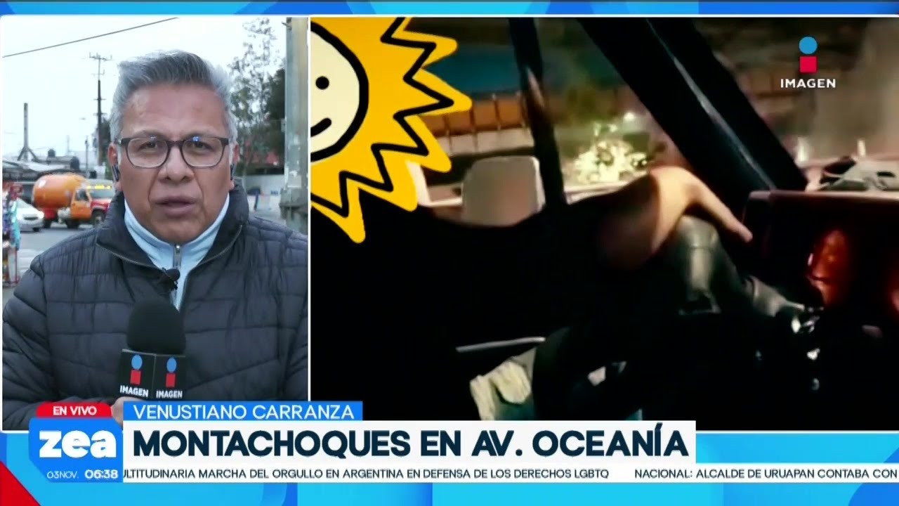 Captan el momento en el que presuntos montachoques acosan a conductor | Noticias con Francisco Zea