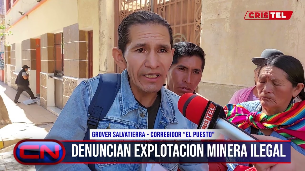 CN - DENUNCIAN EXPLOTACION MINERA ILEGAL