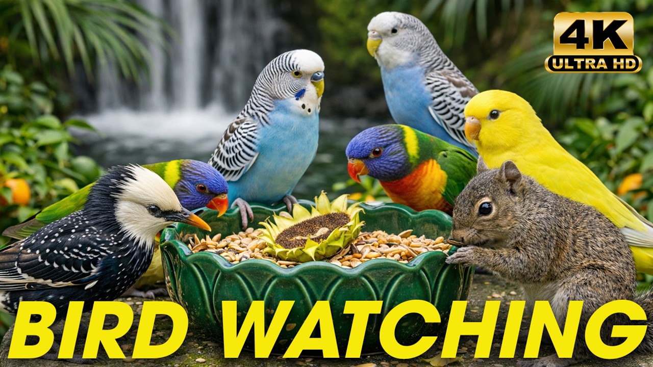 Beautiful Birds Chirping in the Forest to Help Cats Relax | Video for Cats to Watch