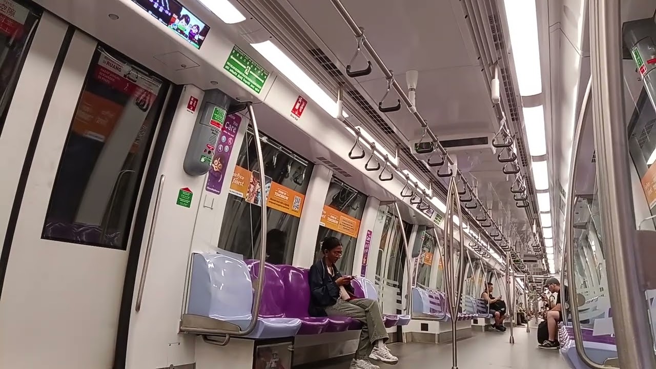 NEL 🟣 Line Mrt Ride from Harbourfront Int to Little India Int