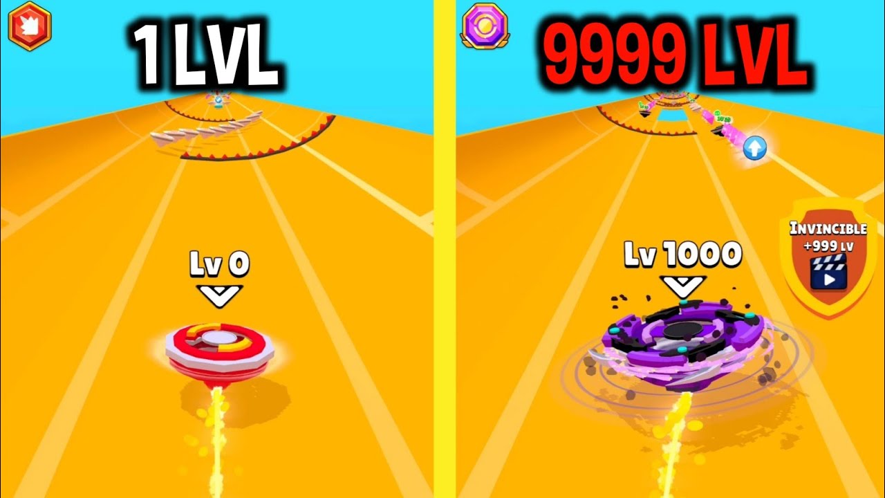 MAX LEVEL in Spinner Up Game