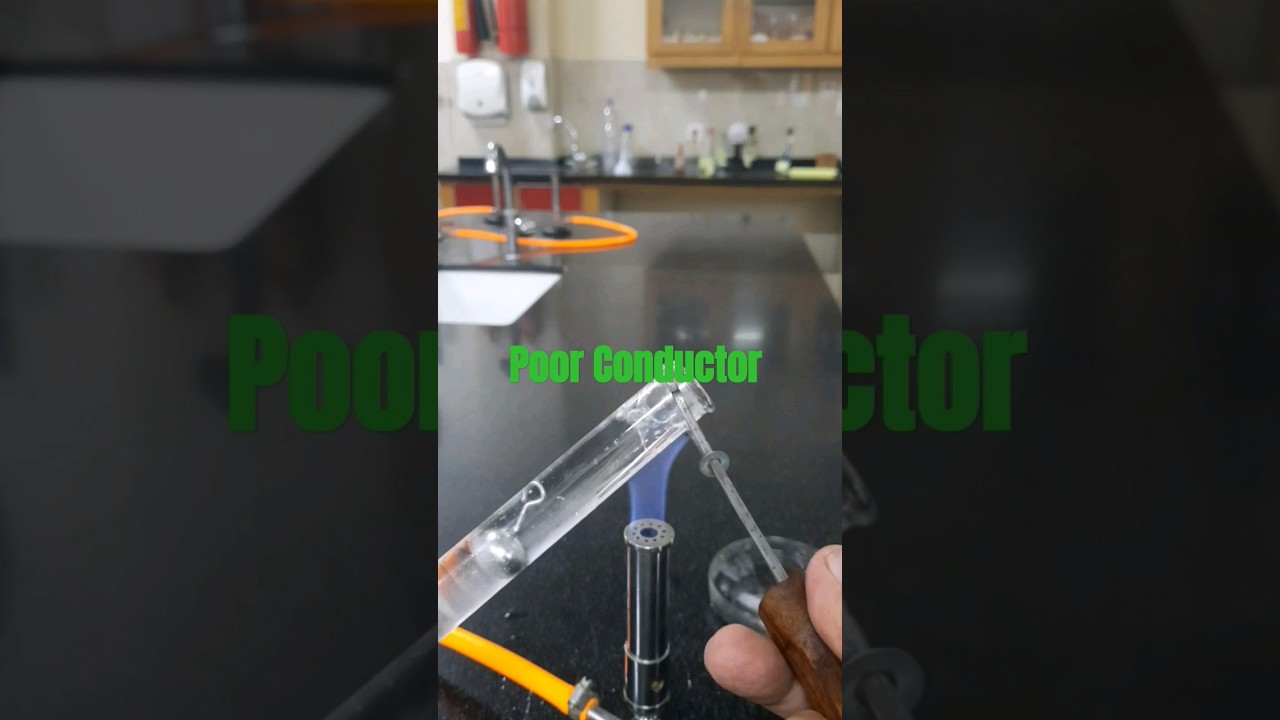 Poor Conductor Water#shorts #heat #experiment #science #scienceexperiments #physics