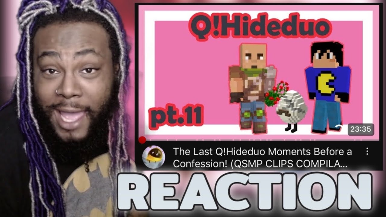 The Last Q!Hideduo Moments Before a Confession! (QSMP CLIPS COMPILATION) | Reaction