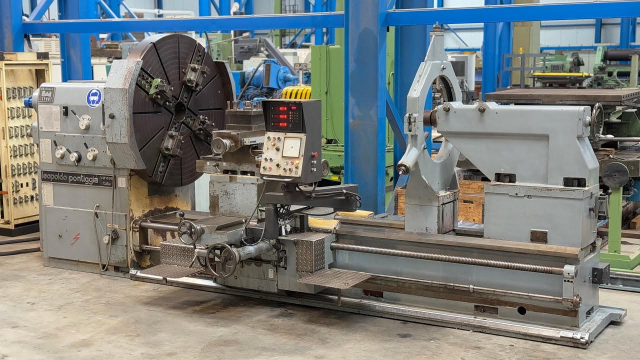 Leopoldo Pontiggia - SFE/CC 950 (D1009X) Center lathe, Centerdraaibank, Spitzendrehbank