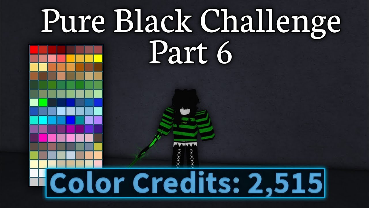 Really Black on Really Black Challenge #6 | Ro Ghoul [ALPHA] | Roblox