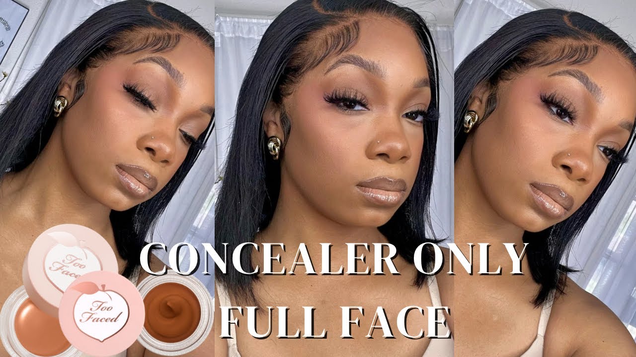 Concealer Only Makeup For WOC | Makeup For Beginners | Imani E.