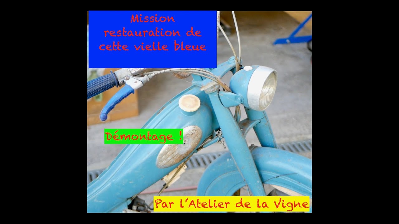 Restaurer une vieille bleue : le démontage