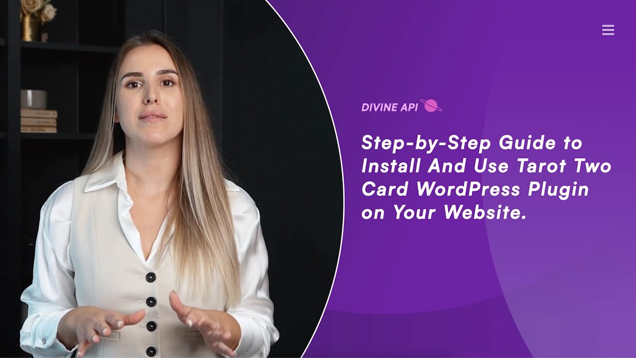 Tarot Two Card Widget | Divine Astro WordPress Plugin | Divine API