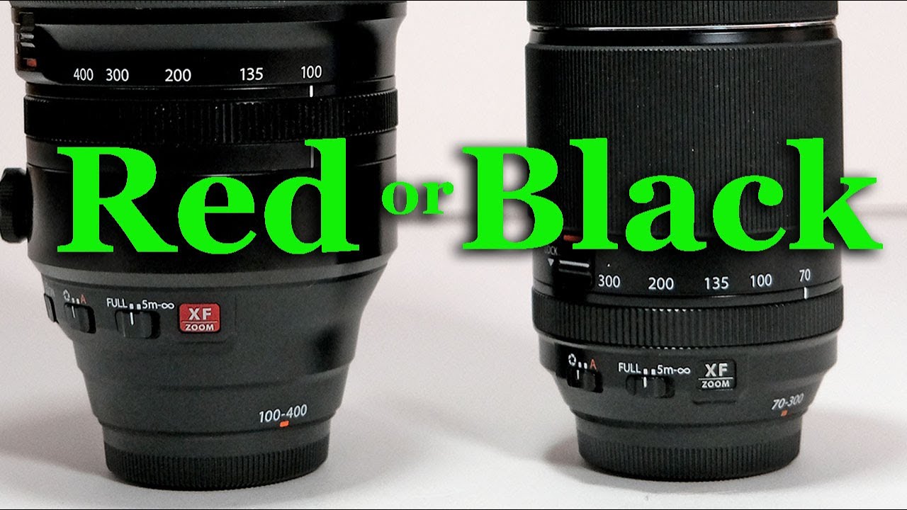 Are Fuji RED BADGE Lenses BETTER than Fuji BLACK BADGE lenses?