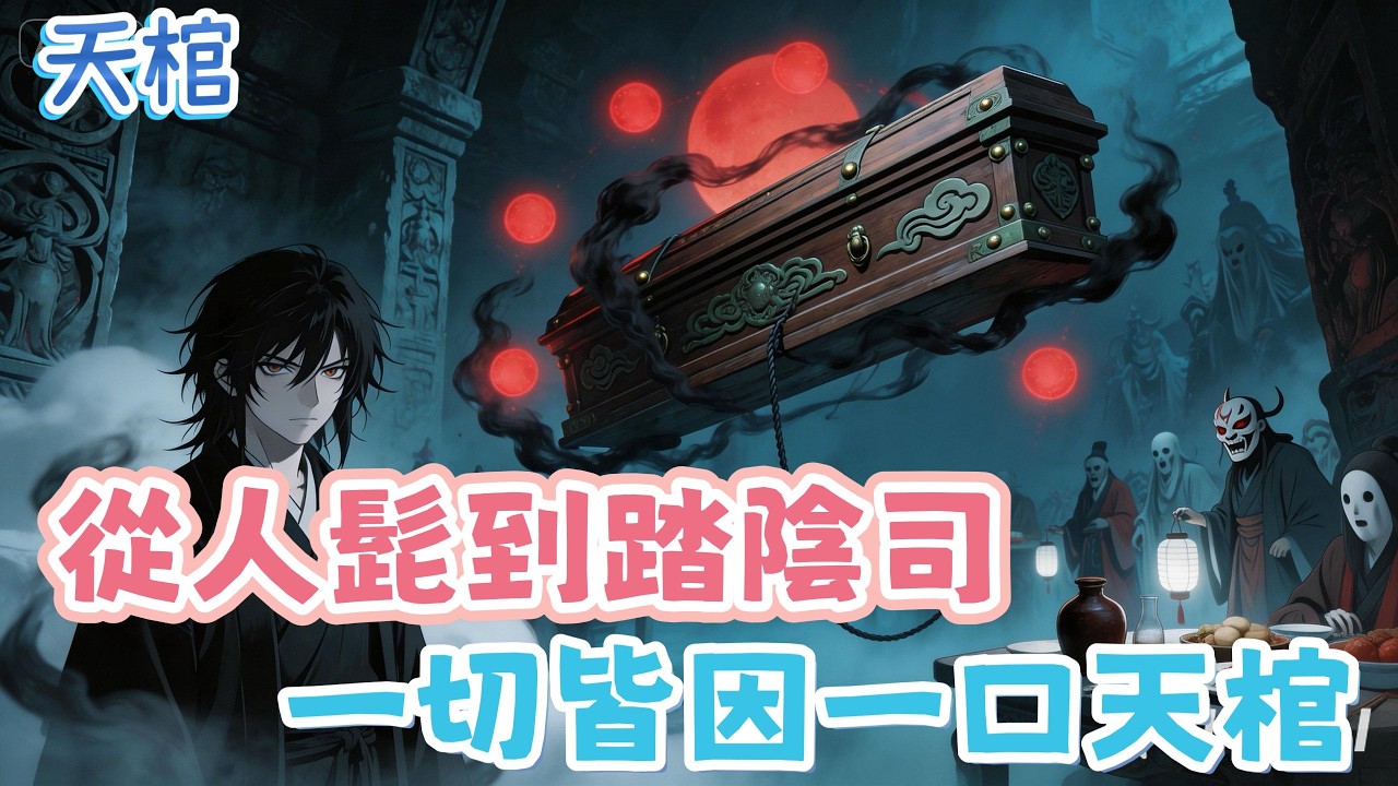 我生來五識全失、四肢殘廢，爺爺歸來後我奇蹟重生，奶奶死後陰魂纏身欲拉我陪葬。我被迫入土，醒來踏入詭異世界，天棺鎮煞、龍屍拉棺、九星血煞、百鬼盡出，所有離奇事件，皆與天棺息息相關。