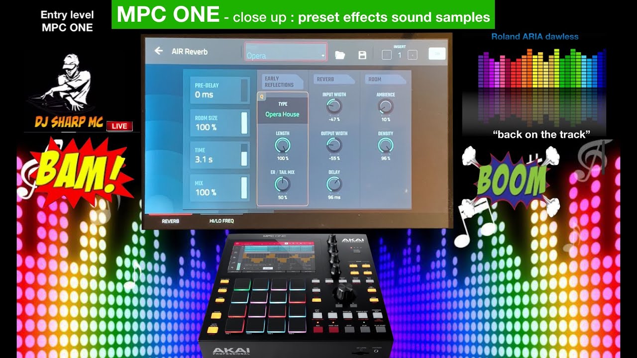 MPC ONE - #82 close up : preset effects sounds samples- AKAI MPC 1, #MPC_ONE, #DJ_SharpMC_LIVE