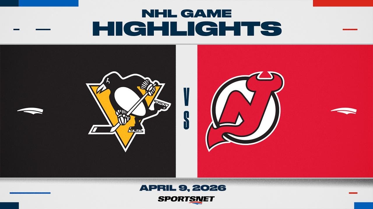 NHL Highlights | Penguins vs. Devils - April 9, 2026