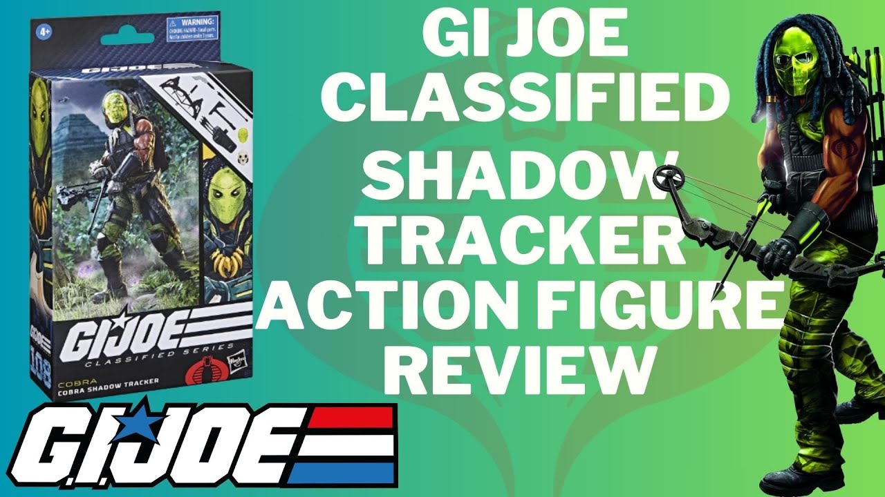 GI JOE CLASSIFIED SHADOW TRACKER ACTION FIGURE REVIEW A PREDATOR HOMAGE! COBRA Mercenary
