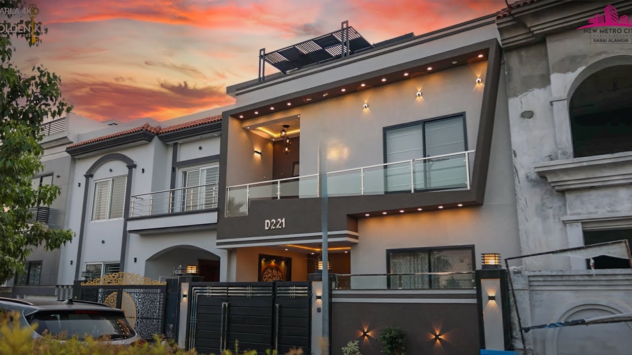 Cinematic Fully Furnished 7 Marla Luxury Double Heighted lobby House
