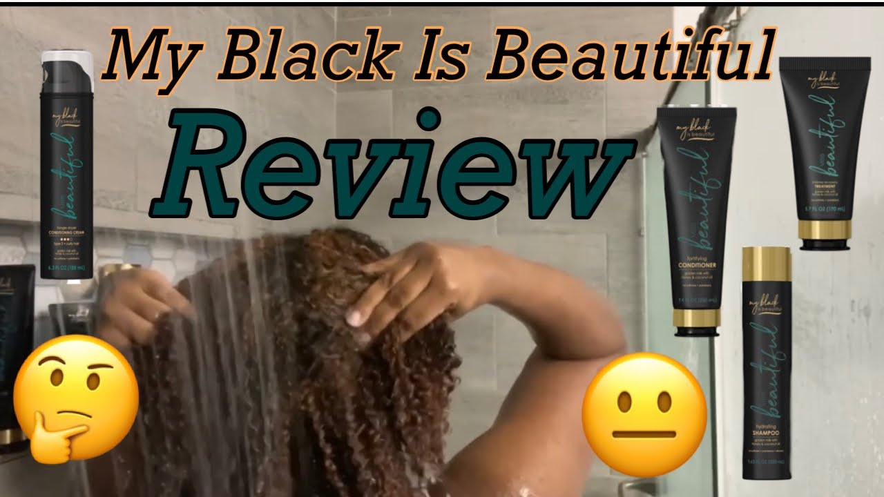 My Black Is Beautiful | 3b/3c hair review | In Shower Review | AdrianneMG