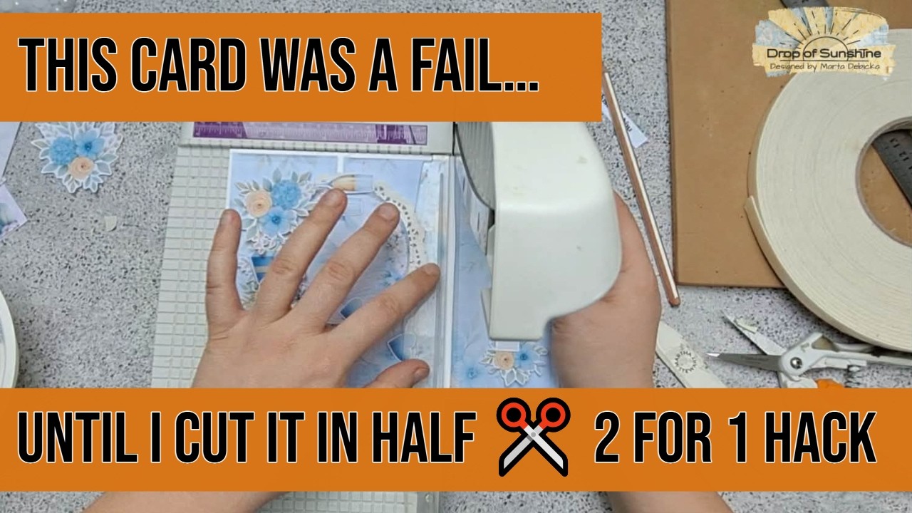🔥🔥 One Bad Card = Two Good Ones ✂️ The Weirdest Way to Make Greeting Cards (But It Worked!)