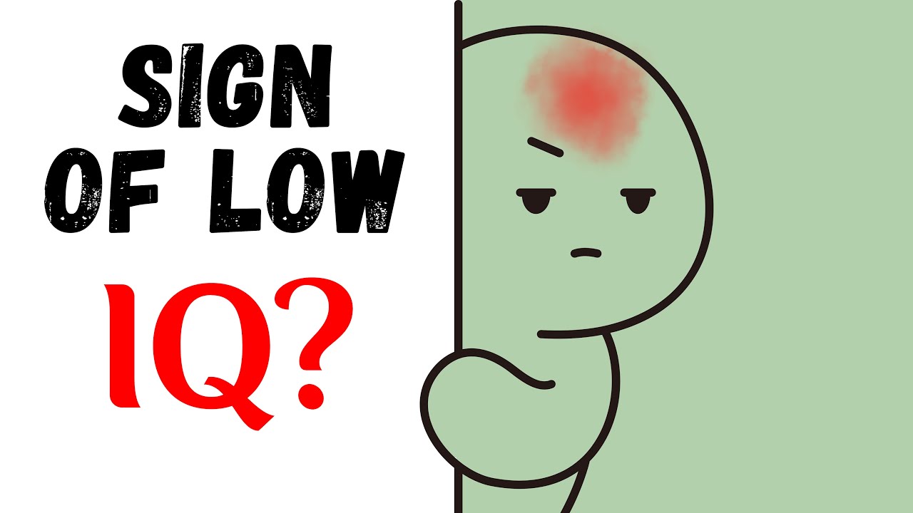 4 HABITS OF LOW IQ PEOPLE