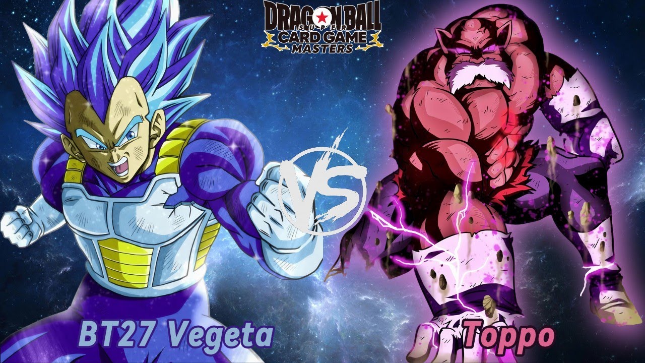 Dragon Ball Super Card Game Masters Locals testing session - BT27 Vegeta vs Toppo DIFFERENT RESULT?