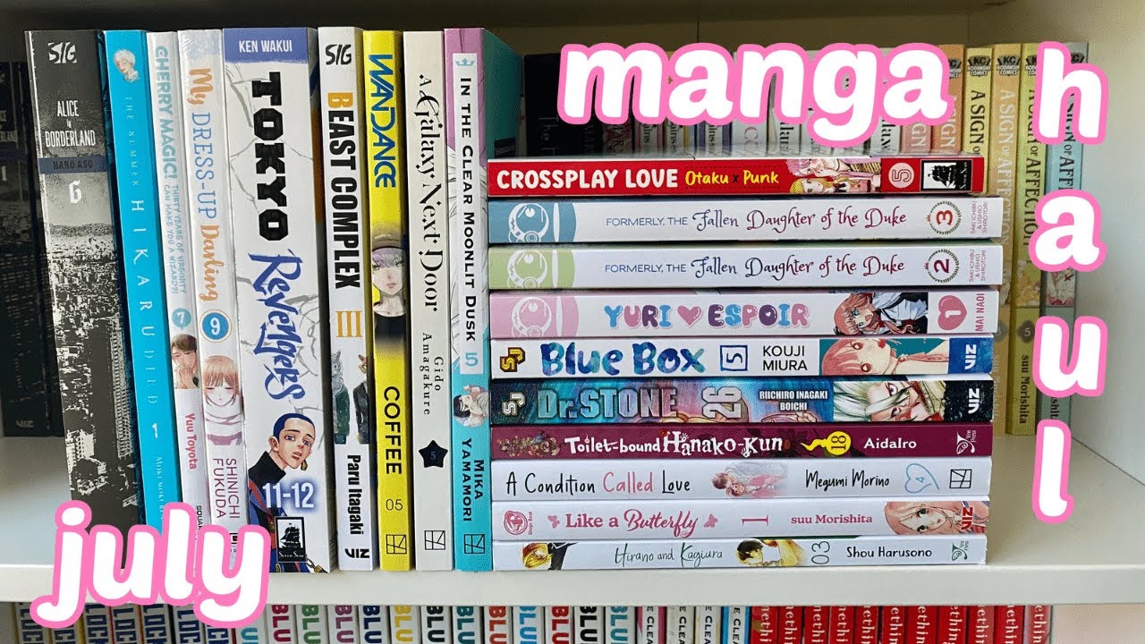collective manga haul & unboxing - july 2023