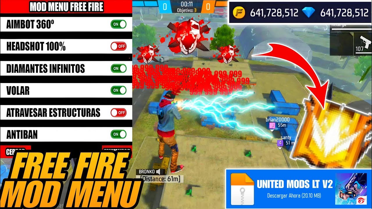 ✅&iexcl;Nuevo! Mod Menu Free Fire Hack GRATIS Antiban Mediafire 2025🤑💎