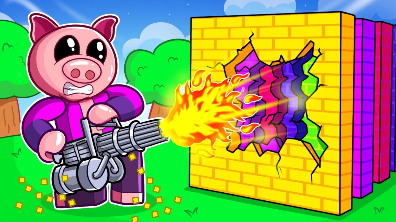 Střílím skrz 7,485,930 zdí v Roblox!