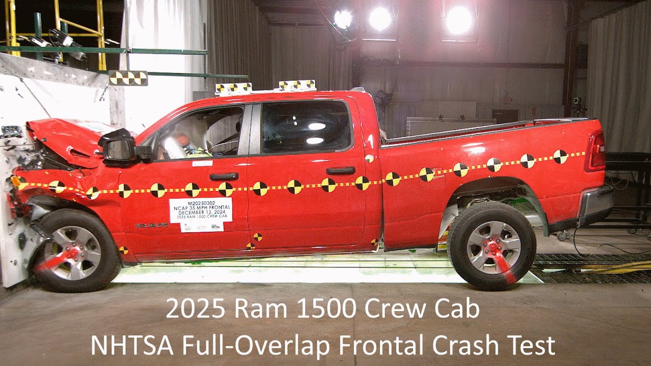 2025-2026 Ram 1500 Crew Cab NHTSA Full-Overlap Frontal Crash Test