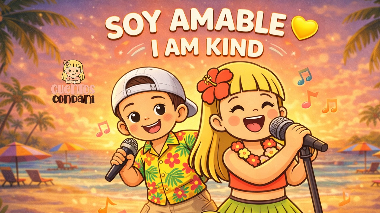 I Am Kind 💛 Soy Amable | Positive Kids Song About Self-Worth (Spanish & English)