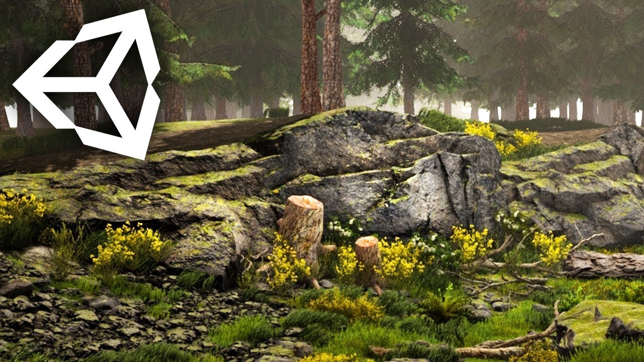 Making a DENSE FOREST in Unity 2018! | Speed Level Design