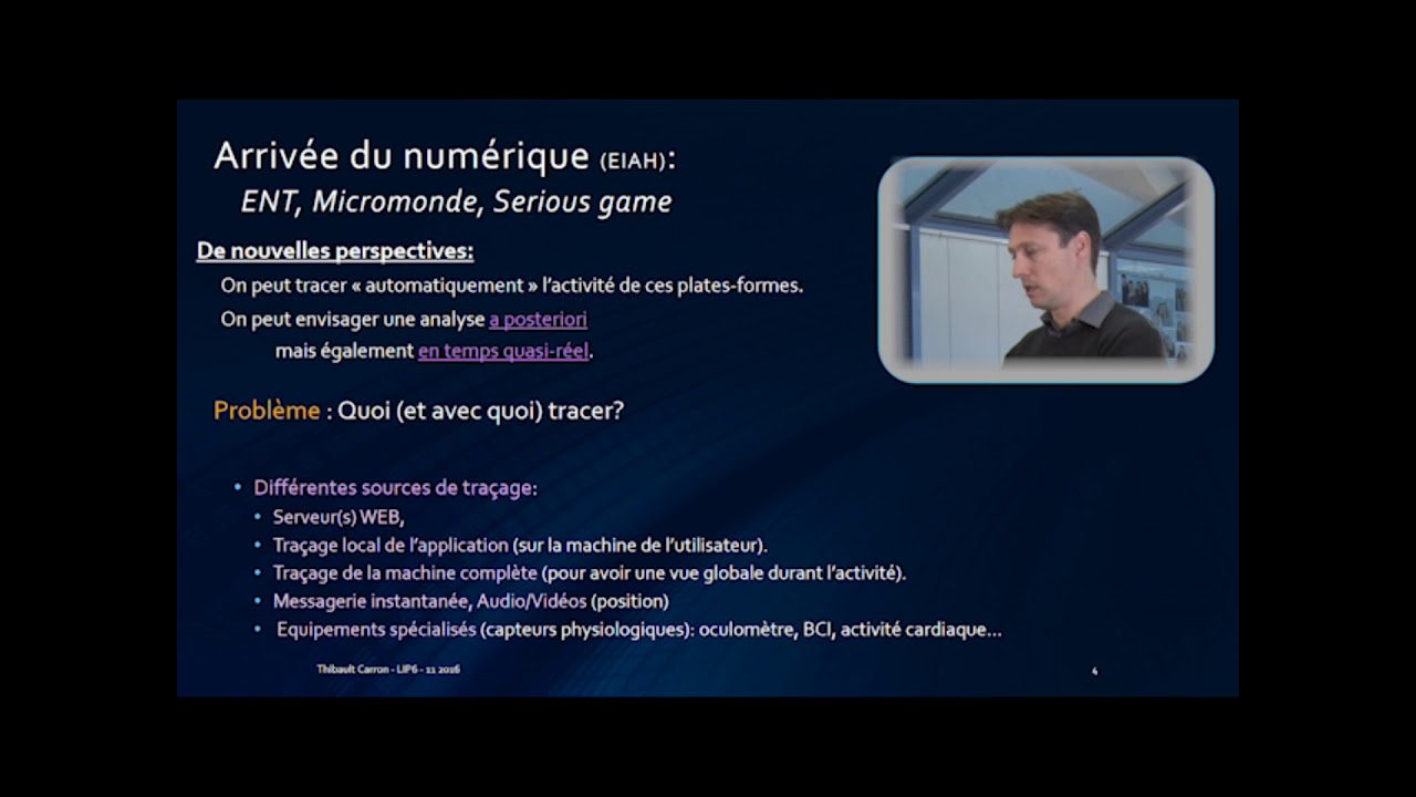 Analyse de Traces : Traces Num&eacute;riques