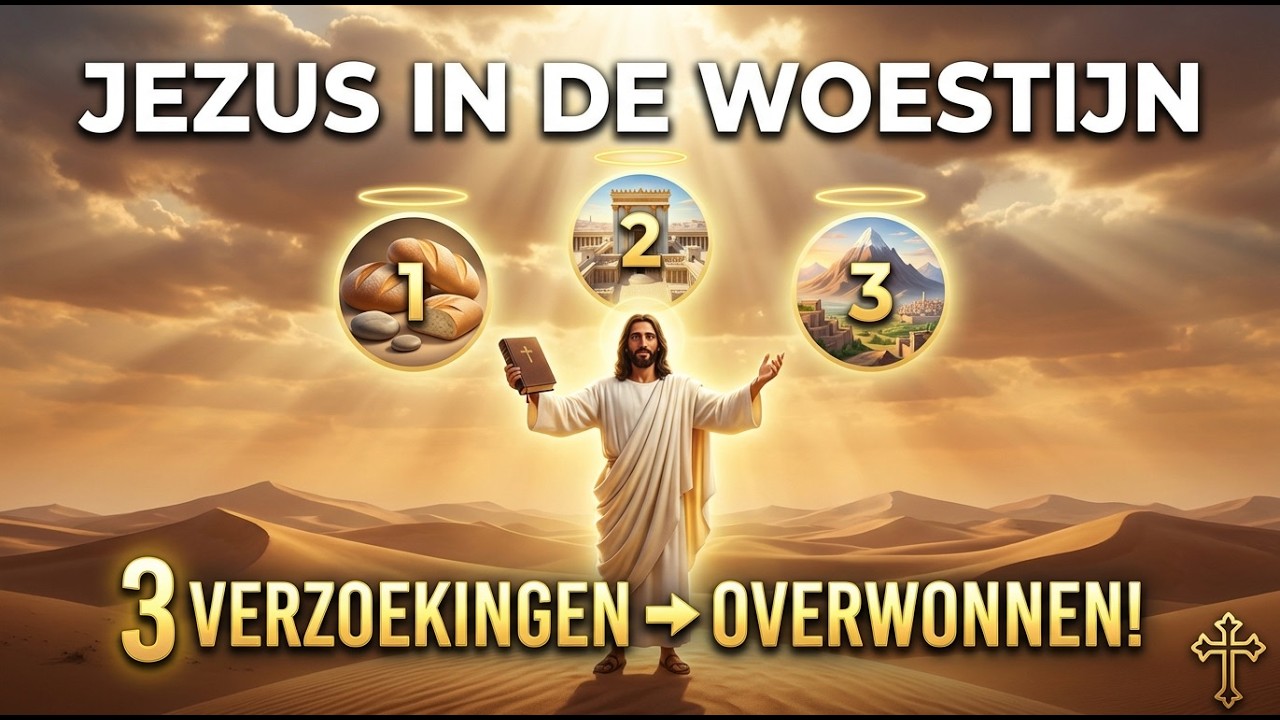 Jezus in de Woestijn 🏜️ | De 3 Verzoekingen | BijbelVriendjes