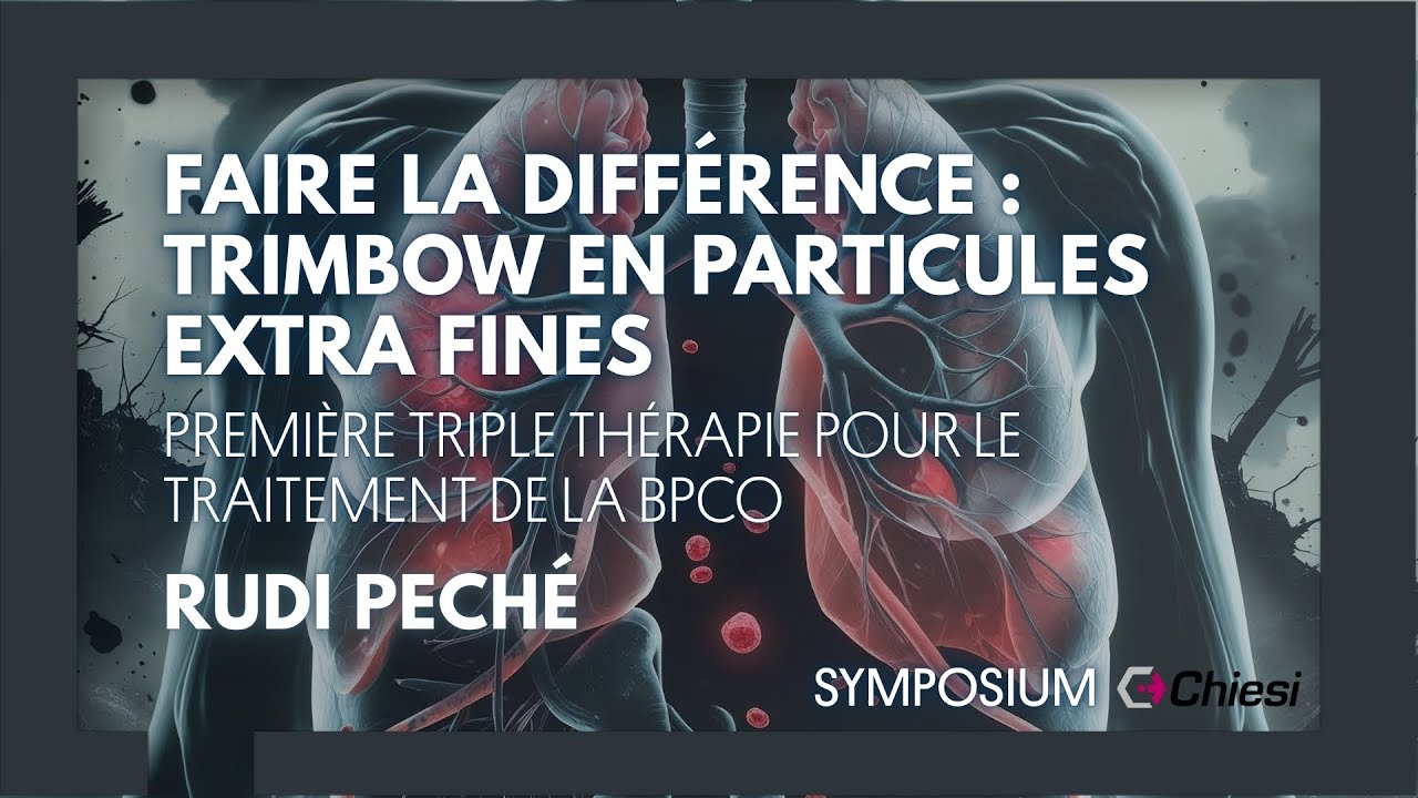 Препарат Trimbow Extra Fine Particles — первая тройная терапия для лечения ХОБЛ. Руди Пеше