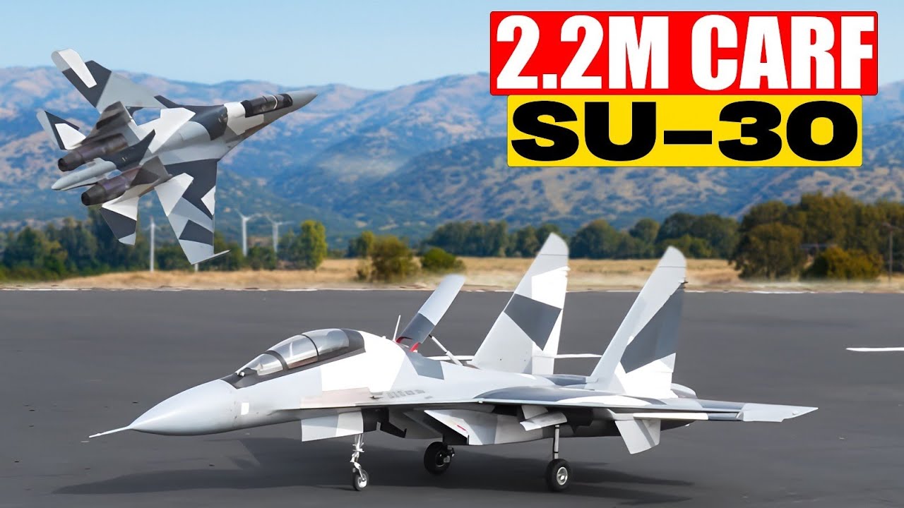 CARF 2.2m SU-30 VECTORED 3D JET ACTION Flown by Jordan Factor