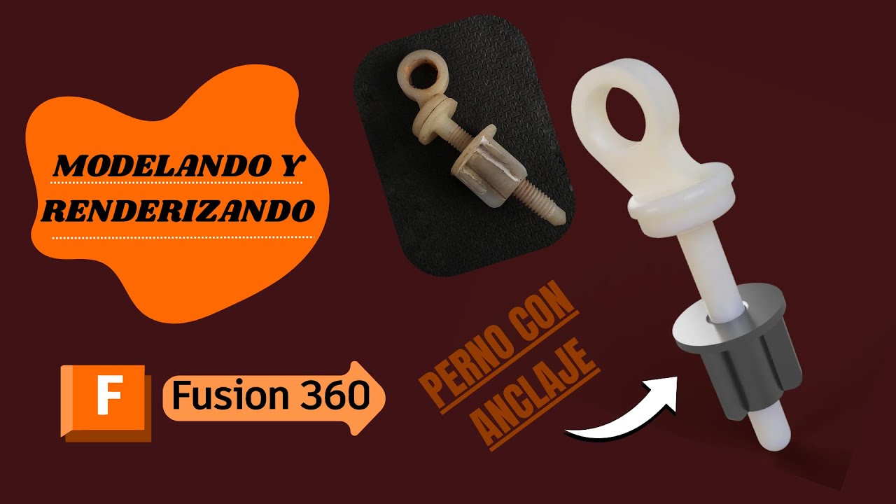 Réplica PERNO CON ANCLAJE // FUSION 360