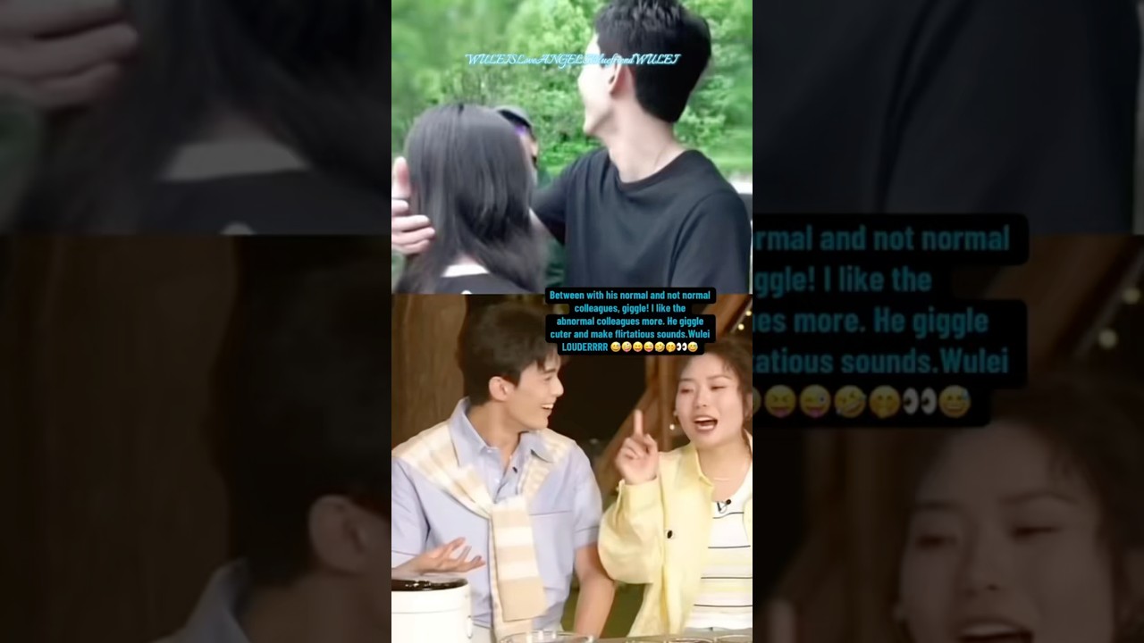Wulei&rsquo;s laugh between normal and non-normal colleagues. 😂👀🤭💎&hearts;️🌾💙 #leimai #wulei #maimai #aasol